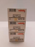 Marklin HO 00751 02, 03, 04 jeu de 3 camions à toit pivotant, Enlèvement ou Envoi, Neuf