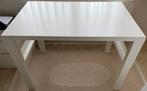 Verstelbare tafel - wit - moet weg, Huis en Inrichting, Bureaus, Ophalen, In hoogte verstelbaar, Gebruikt, Bureau