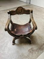 kerkstoel of decoratie stoel, Huis en Inrichting, Stoelen, Ophalen, Gebruikt, Bruin, Hout