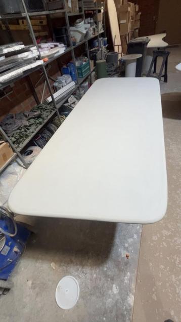 Mortex tafel, Huis en Inrichting, Ophalen, 100 tot 150 cm, Vijf personen of meer, Overige vormen
