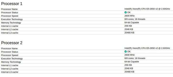 server HPE DL380p gen8, Computers en Software, Servers, Gebruikt, 2 tot 3 Ghz, 64 GB, Hot swappable onderdelen, Ophalen