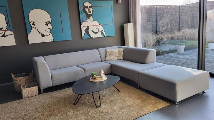 Moderne strakke hoeksalon, Huis en Inrichting, Zetels | Complete zithoeken, Ophalen