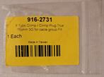 crimp plug true 75 ohm 3g for cable group FA, TV, Hi-fi & Vidéo, Câbles audio & Câbles de télévision, Enlèvement ou Envoi, Neuf
