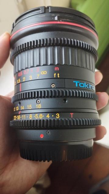 Tokina cinelens 11-16mm T3 EF