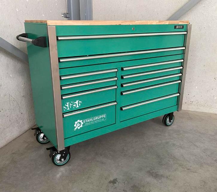 Gereedschapswagen Stahlgruppe SG56 Proffesioneel, Doe-het-zelf en Bouw, Gereedschapskisten, Zo goed als nieuw, Ophalen
