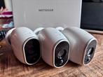 Netgear camerasysteem met 3 camera’s, Audio, Tv en Foto, Videobewaking, Ophalen, Zo goed als nieuw