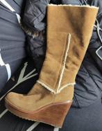 UGG hoge laarzen, gevoerd, omkeerbaar maat 40/41, Kleding | Dames, Schoenen, Beige, Ophalen of Verzenden, Hoge laarzen, Zo goed als nieuw