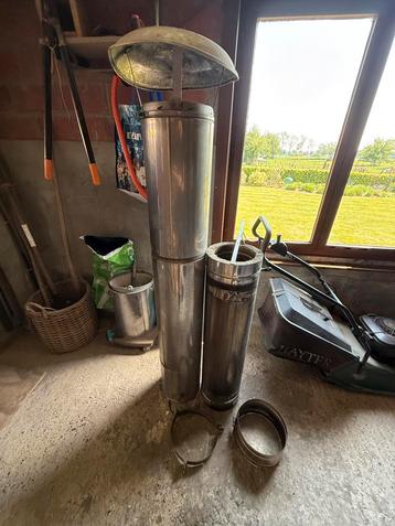 Geïsoleerde inox schoorsteen -250 mm beschikbaar voor biedingen