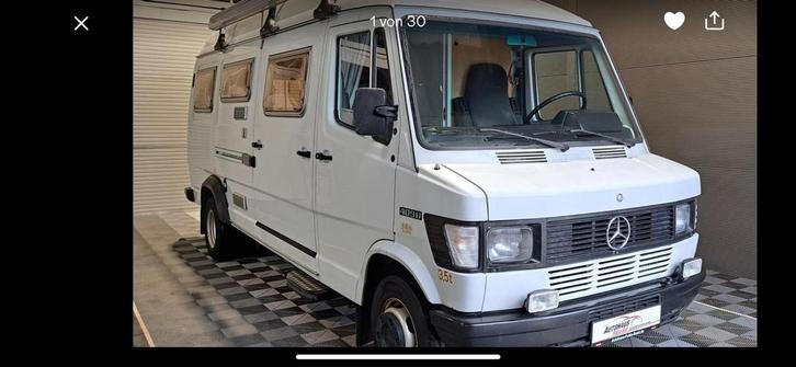 Mercedes 409d camper 1985, Auto's, Mercedes-Benz, Particulier, Ophalen