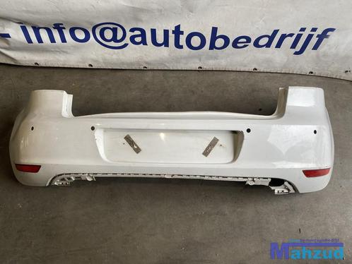 VW GOLF 6 Wit hatchback achterbumper 2009-2013, Auto-onderdelen, Carrosserie, Bumper, Volkswagen, Achter, Gebruikt