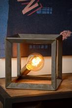 Lucide THOR - Tafellamp - E27 - Natuurlijk ijzer, Huis en Inrichting, Nieuw, Ophalen of Verzenden, Metaal, Modern