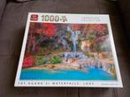 Puzzle King 1000 pièces - Cascade de Tat Kuang Si, Laos, 500 à 1500 pièces, Puzzle, Utilisé, Enlèvement ou Envoi