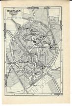 1955 - Mechelen stadsplannetje, Envoi, Belgique