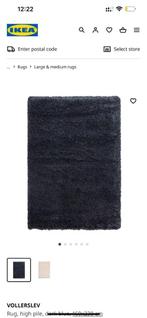 2 Tapis  Bleu foncé long poils, Antiquités & Art, Tapis & Textile, Enlèvement