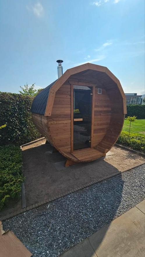 Sauna Barrel 2,5M Gratis Levering en Plaatsing, Sport en Fitness, Sauna, Nieuw, Ophalen of Verzenden