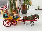 Playmobil 6932 - paard met kar, Kinderen en Baby's, Speelgoed | Playmobil, Ophalen of Verzenden, Zo goed als nieuw, Complete set