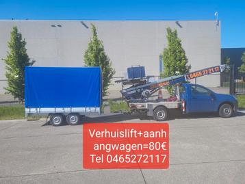 Te huur ladderlift +Aanhangwagen in Regio Antwerpen  beschikbaar voor biedingen
