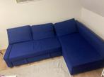 Friheten Ikea - hoekslaapbank, Blauw, Gebruikt, 140 cm, Ophalen
