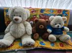 Peluche ours en peluche 3 pièces, Comme neuf, Enlèvement ou Envoi