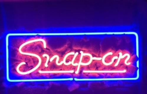 Snap-on neon en veel andere garage showroom decoratie neons, Collections, Marques & Objets publicitaires, Neuf, Table lumineuse ou lampe (néon)