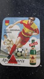 Vintage bierviltje voetbal Apollinaris Germinal Ekeren, Nieuw, Ophalen of Verzenden, Poster, Plaatje of Sticker
