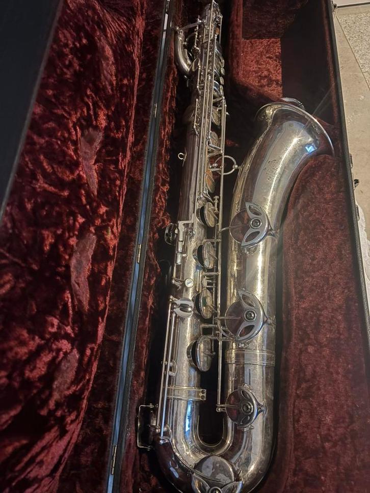 Saxophone Baryton Selmer Mark VI Sib, Musique & Instruments, Instruments à vent | Saxophones, Comme neuf, Bariton, Avec valise