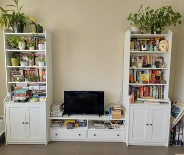 IKEA HAUGA woonkamer set – als nieuw – wit beschikbaar voor biedingen