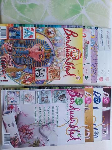 Lot 1 : Borduurblad, Hobby en Vrije tijd, Borduren en Borduurmachines, Ophalen of Verzenden, Zo goed als nieuw