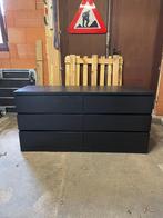 Ikea malm ladekast donkerbruin, Huis en Inrichting, Kasten | Ladekasten, Ophalen, 5 laden of meer, 150 tot 200 cm, Zo goed als nieuw