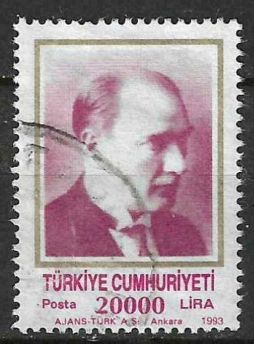 Turkije 1993 - Yvert 2749 - Beeltenis van Ataturk (ST), Postzegels en Munten, Postzegels | Europa | Overig, Gestempeld, Verzenden