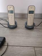 PHILIPS DUO vaste telefoons, Gebruikt, Ophalen of Verzenden, 2 handsets