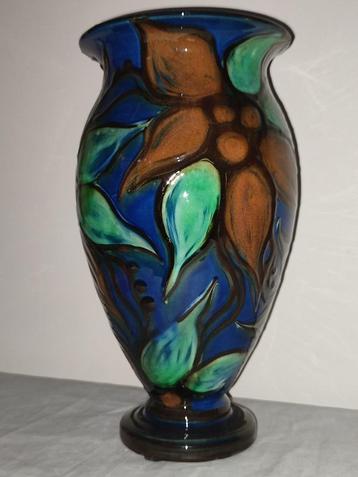 Herman Kahler - Danemark - grand vase art déco 