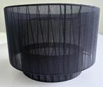Mooie stoffen lampenkap zwart 30 cm, Zwart, Rond, Nieuw, Ophalen of Verzenden