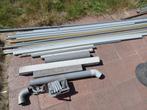 Pakket PVC- buizen en gootstukken, Doe-het-zelf en Bouw, Ophalen, Gebruikt, PVC
