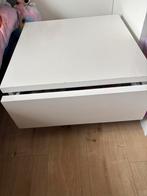 Salontafel 60x60 Ikea hoogglans wit, Ophalen, Gebruikt, 50 tot 100 cm, Vierkant