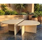 Tables basses en travertin (état neuf), Maison & Meubles, Tables | Tables de salon, Enlèvement