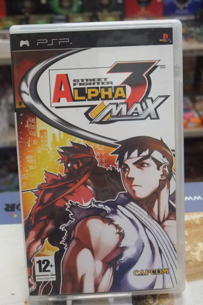 Street Fighter Alpha max (cib) psp, Games en Spelcomputers, Games | Sony PlayStation Portable, Gebruikt, Vechten, 1 speler, Vanaf 12 jaar