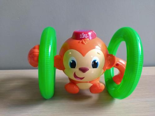 Peuterspeelgoed Bright starts Roll en Glow Monkey, Kinderen en Baby's, Speelgoed | Overig, Zo goed als nieuw, Jongen of Meisje