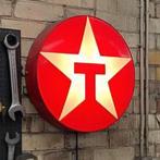 Grote werkende Texaco lichtbak te koop️️⛽️, Enlèvement, Utilisé, Table lumineuse ou lampe (néon)