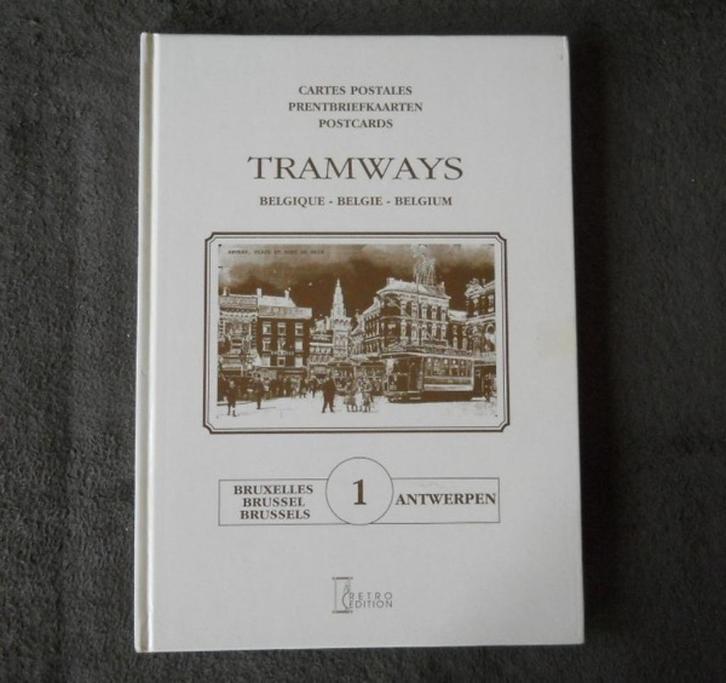 Tramways - Cartes postales : Bruxelles - Antwerpen, Boeken, Vervoer en Transport, Gelezen, Tram, Ophalen of Verzenden