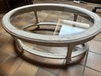 Salontafel met glazen blad, Huis en Inrichting, Ophalen, Zo goed als nieuw