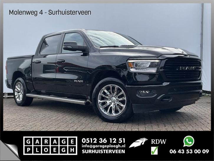 Dodge Ram 1500 5.7 V8 4x4 Crew Cab Laramie LPG Trekhaak Leer, Auto's, Dodge, Bedrijf, RAM 1500, 4x4, ABS, Centrale vergrendeling