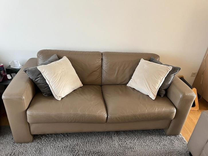 Set zetels met ervaring, Huis en Inrichting, Zetels | Zetels, Gebruikt, Rechte bank, Driepersoons, 150 tot 200 cm, 75 tot 100 cm