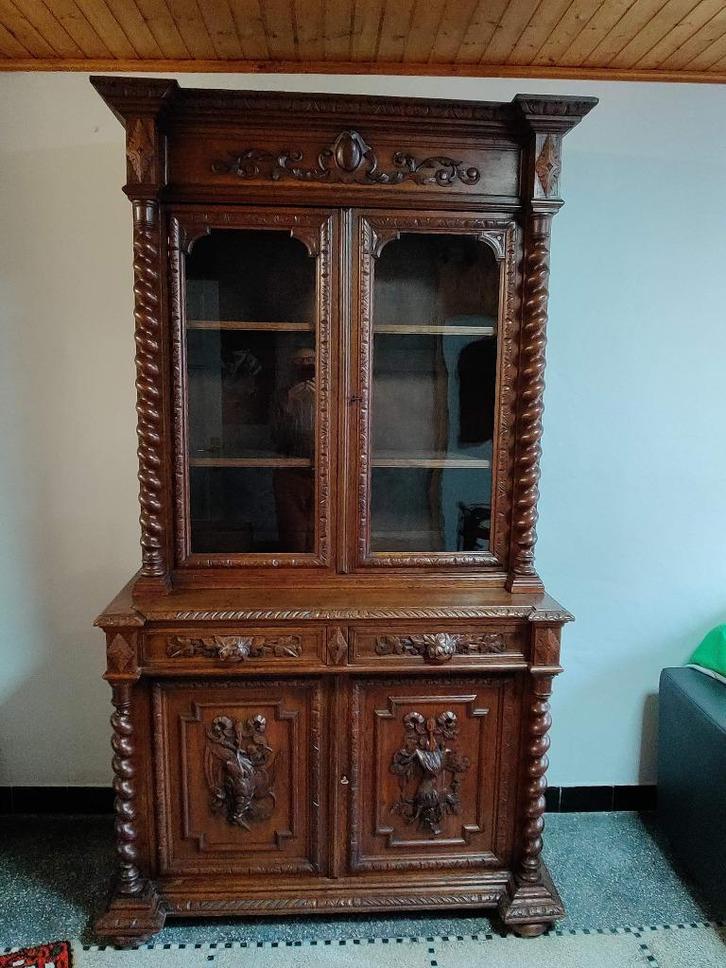 Antieke buffetkast, Huis en Inrichting, Kasten | Buffetkasten, Zo goed als nieuw, 200 cm of meer, 100 tot 150 cm, 50 tot 75 cm