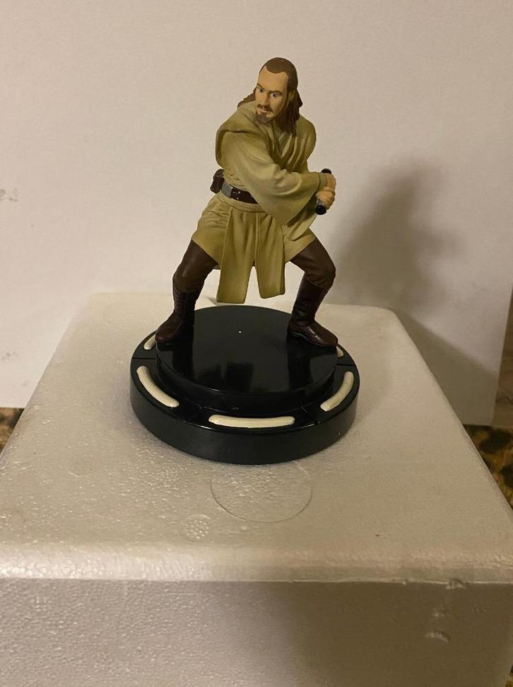 Star Wars Episode 1 Qui-gon Jinn Miniature First Edition, Verzamelen, Star Wars, Zo goed als nieuw, Beeldje of Buste, Ophalen of Verzenden
