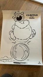 Affiche Dupa Cubitus du journal Tintin des années 1980, Comme neuf, Enlèvement ou Envoi
