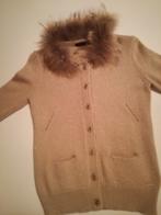 beige vestje met kraag uit wasbeerhond merk River Woods, River Woods, Beige, Nieuw, Ophalen of Verzenden