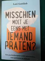 Misschien moet je eens met iemand praten, Gelezen, Ophalen of Verzenden, Psychogie, Lori Gottlieb