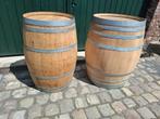Bordeaux wijnton 225l  en 95cm hoogte! Gebleekt blank hout, Ophalen, Zo goed als nieuw