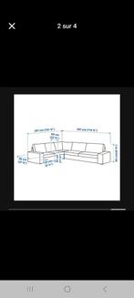 Canapé d'angle ikea, Enlèvement, Utilisé